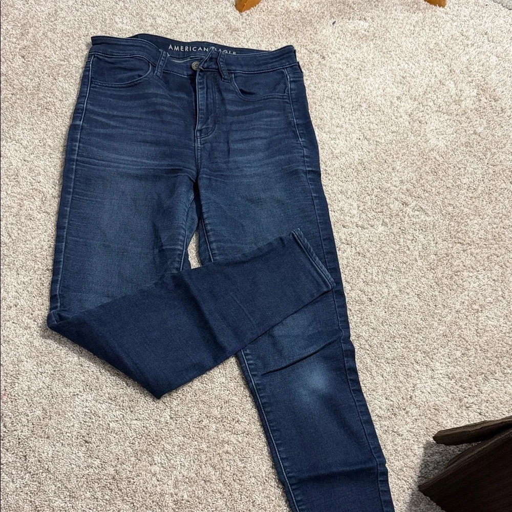 American Eagle Outfitters Blue Skinny Jeans - Picture 4 of 7